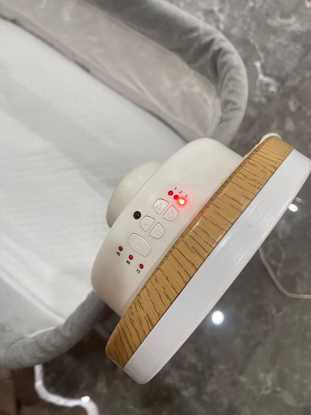 Nôi điện Umoo UM-13166 màu xám (0->24m, full box) - Ảnh 15