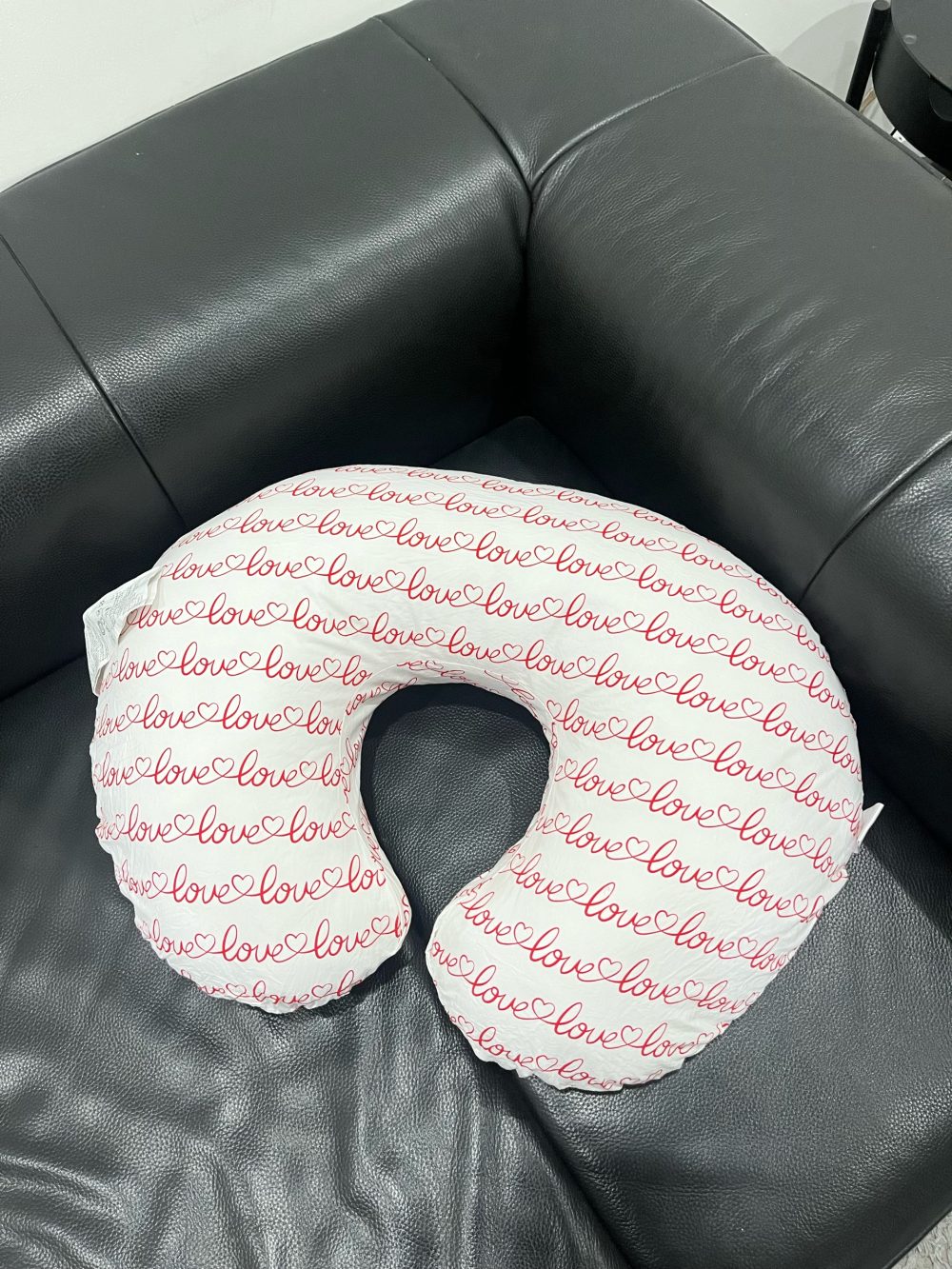 Gối cho bú Boppy Red Love Letters ( còn túi đựng) - Ảnh 8