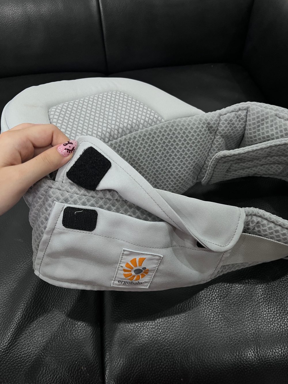 Địu Ergobaby Alta Hip Seat, Pearl Grey (4→48m~5.5→20.4kg) - Ảnh 7