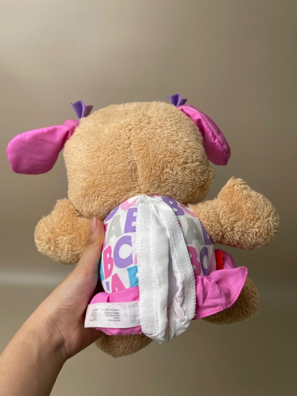 Cún bông biết nói Fisher Price của Mỹ màu hồng - Ảnh 5