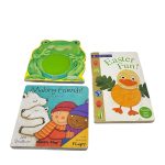 Set 3 cuốn sách tương tác Cuddly Frog, Alphaprints: Easter Fun và Making Friends