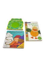 Set 3 cuốn sách tương tác Cuddly Frog, Alphaprints: Easter Fun và Making Friends