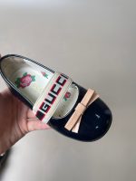 Giày búp bê Gucci da bóng màu đen - auth (fullbox) - size 21 (lòng chân 13-13.5cm) - Ảnh 10