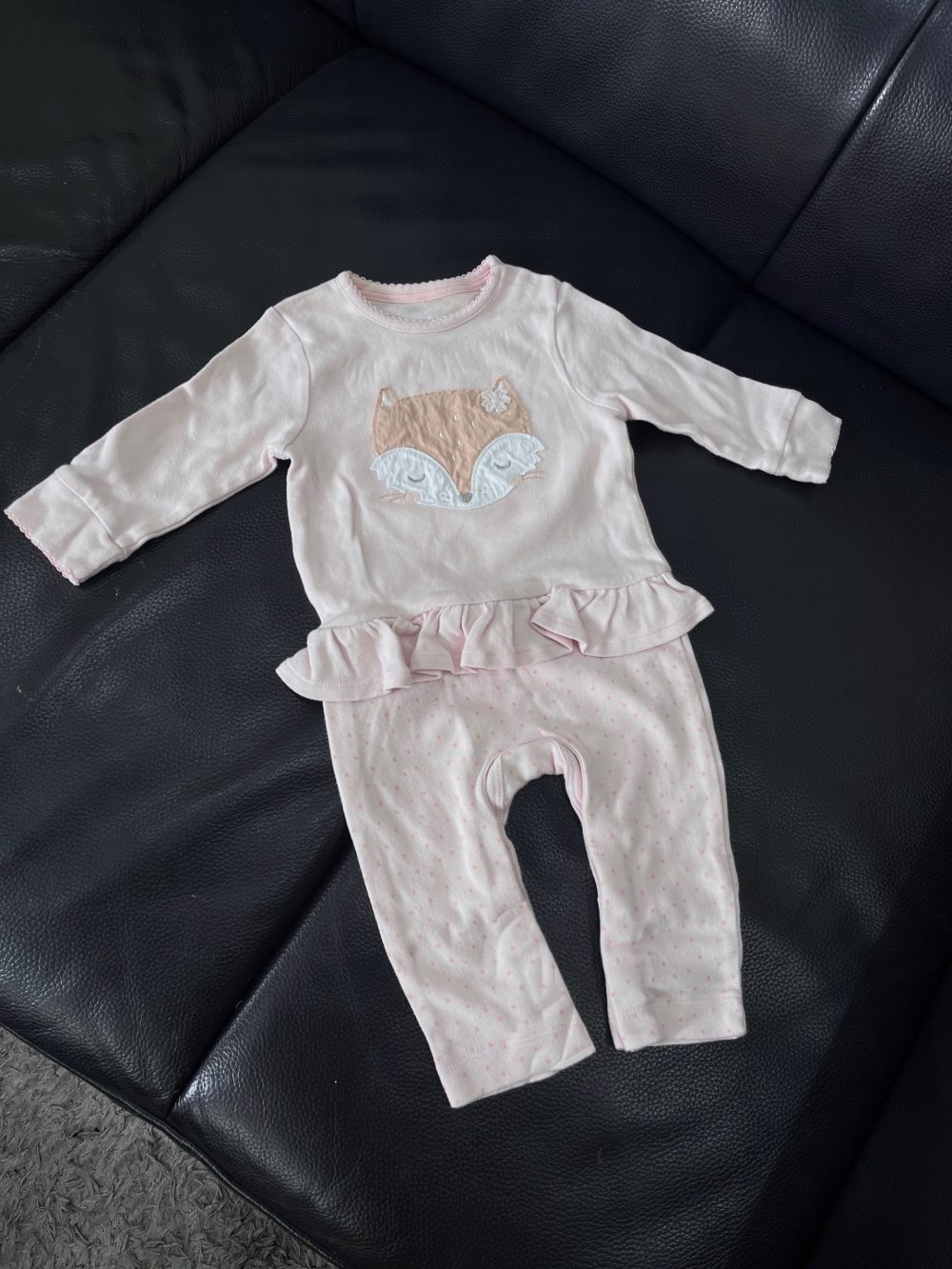 Bộ liền thân Mothercare hoạ tiết chấm bi màu hồng (6m-9m) - Ảnh 10