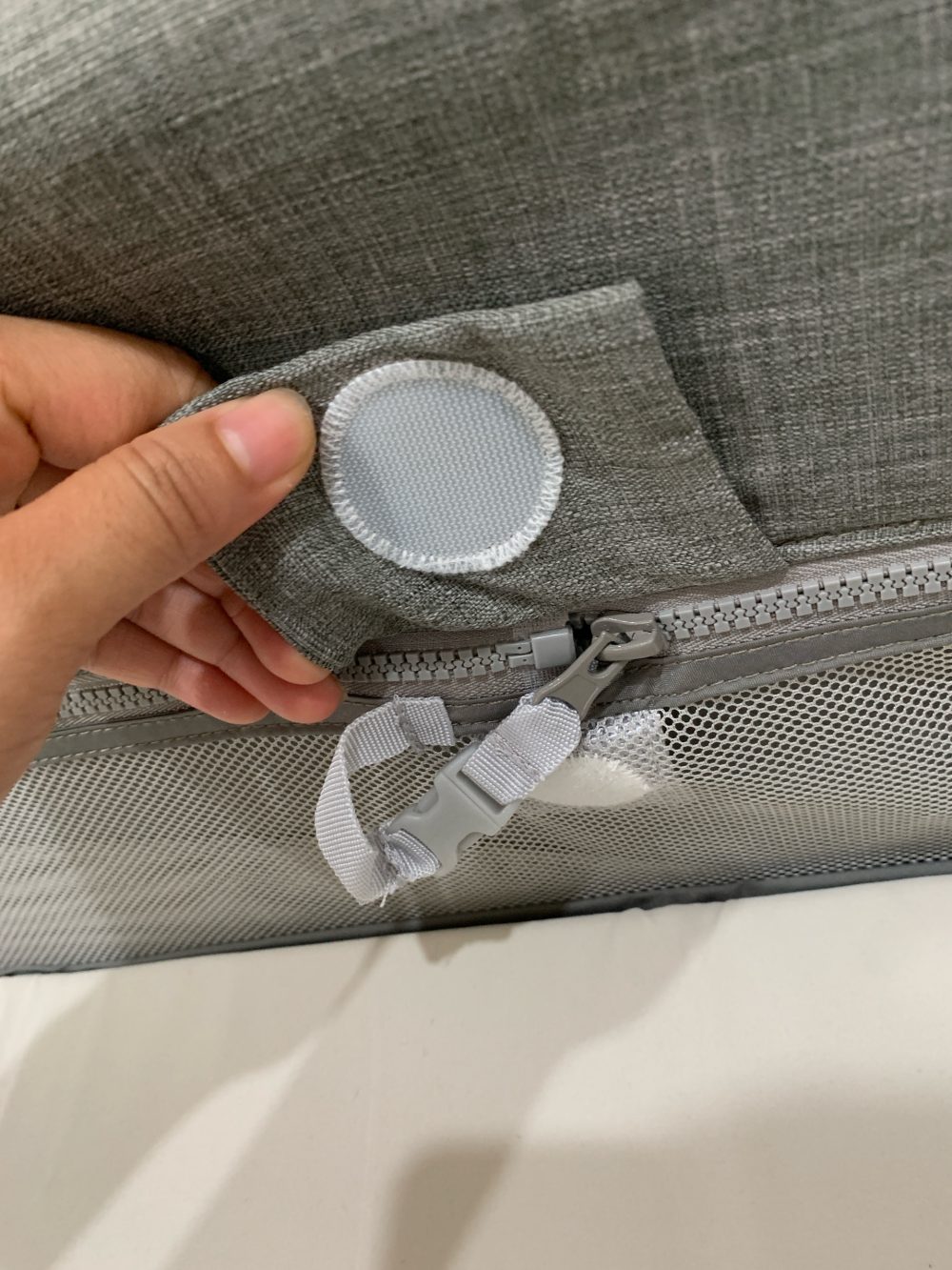 Giường cũi gấp gọn Joie Kubbie Sleep Foggy Gray - Ảnh 10