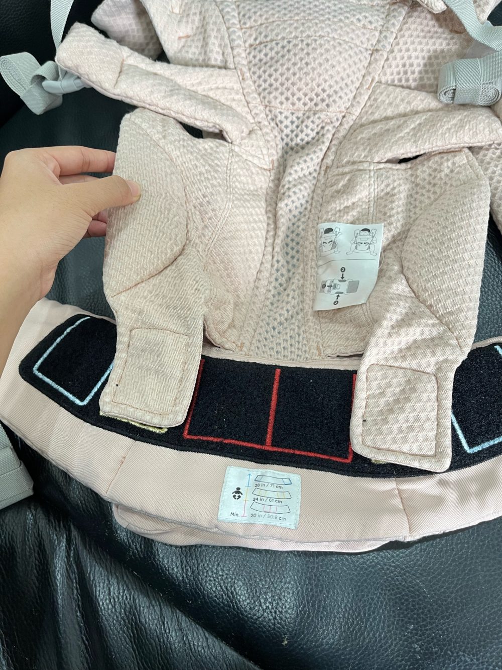 Địu Ergobaby Omni Breeze, Pink Quartz (size: 3kg2→20kg~ 0→48m) - Ảnh 14