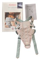 Địu Baby Bjorn mini màu hồng nhạt (0-1y, tối đa 11kg, full box)