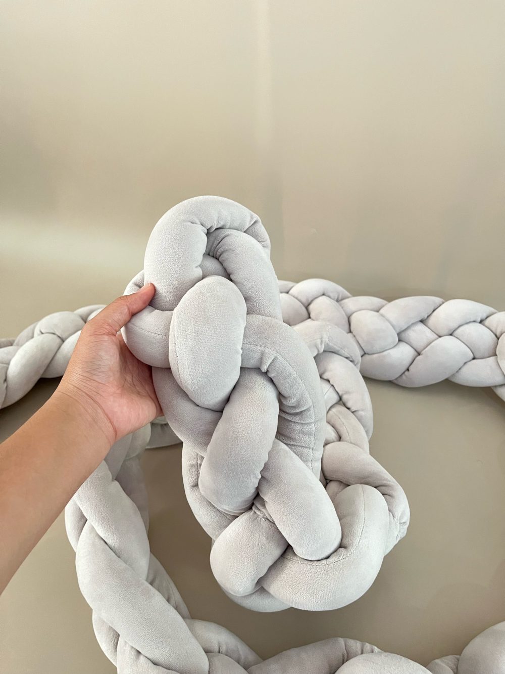 Quây cũi xoắn Shein màu xám ( size: 3m) - Ảnh 5