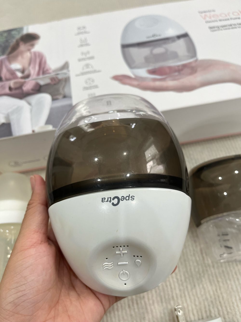 Bộ 2 máy hút sữa rảnh tay không dây Spectra Wearable ( full box) - Ảnh 4