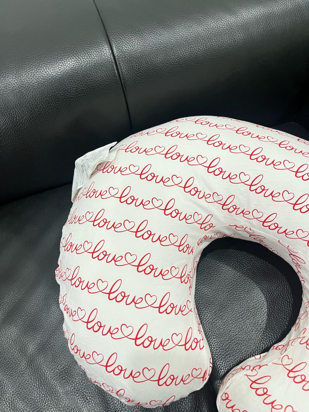 Gối cho bú Boppy Red Love Letters ( còn túi đựng) - Ảnh 16