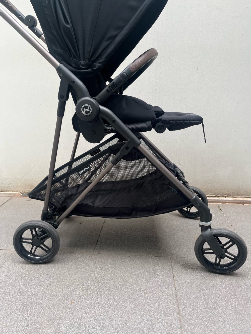 Xe đẩy Cybex melio TPE màu magic black - seal VNQ (Size: sơ sinh->3y, tối đa 15kg) full box - Ảnh 11