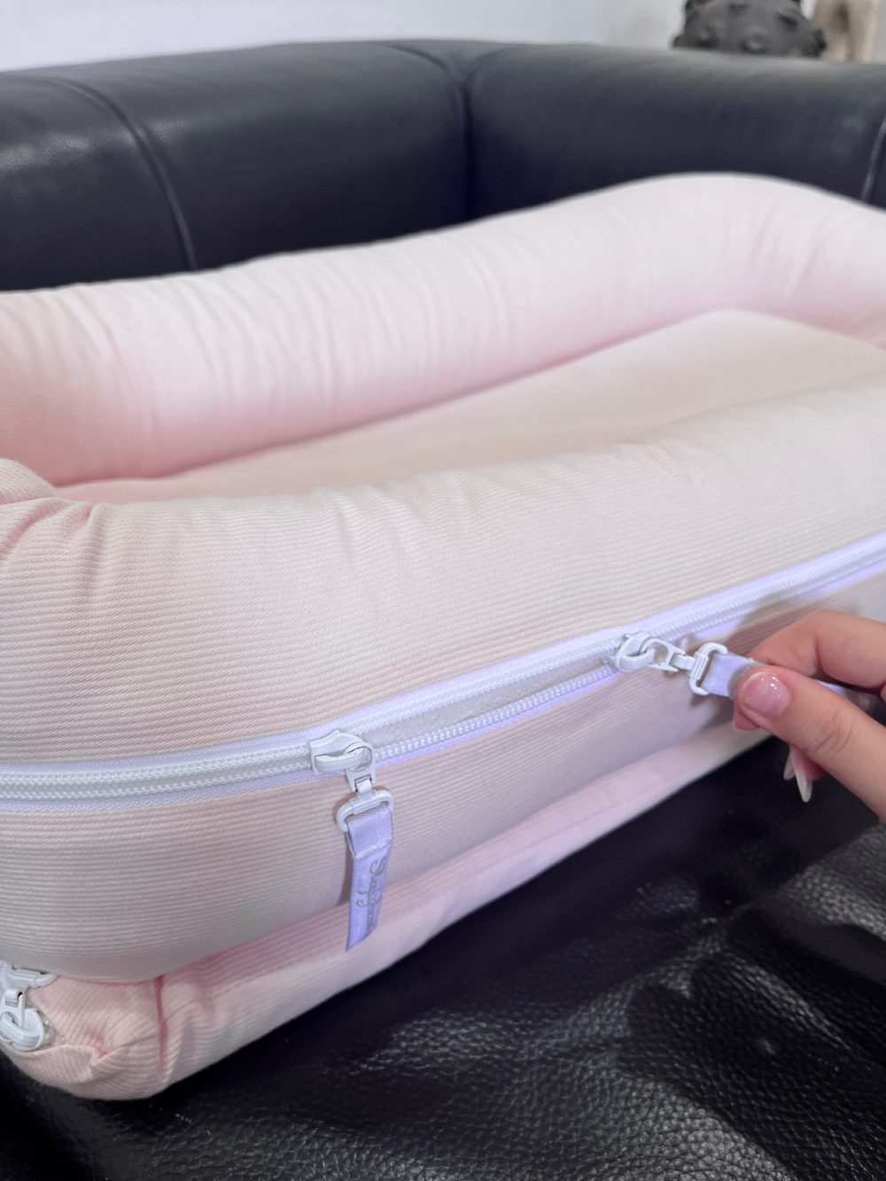 Nệm ngủ chung giường Sleepyhead Deluxe+ Mothercare màu hồng (85x46cm, size 0→8m) - Ảnh 2