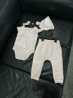 Set bodysuit, quần dài và mũ Mothercare màu hồng (size:9→12m) - Ảnh 8