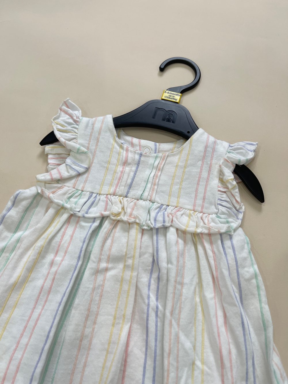 Ðầm bodysuit kẻ sọc cầu vồng Mothercare (Size: 3->6m) - Ảnh 2