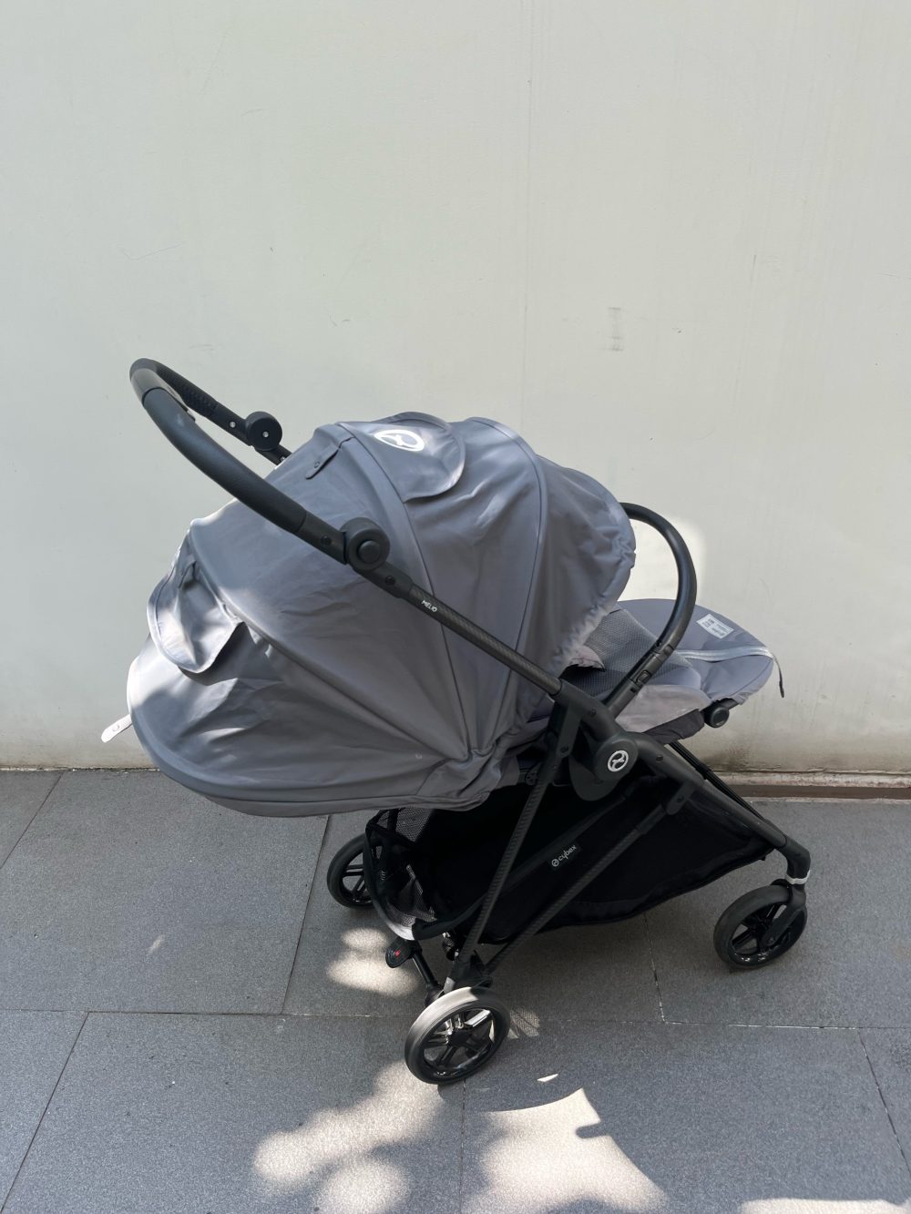 Xe đẩy Cybex melio carbon 3 màu xám ( size: sơ sinh-> 15kg) kèm đệm sơ sinh - Ảnh 15