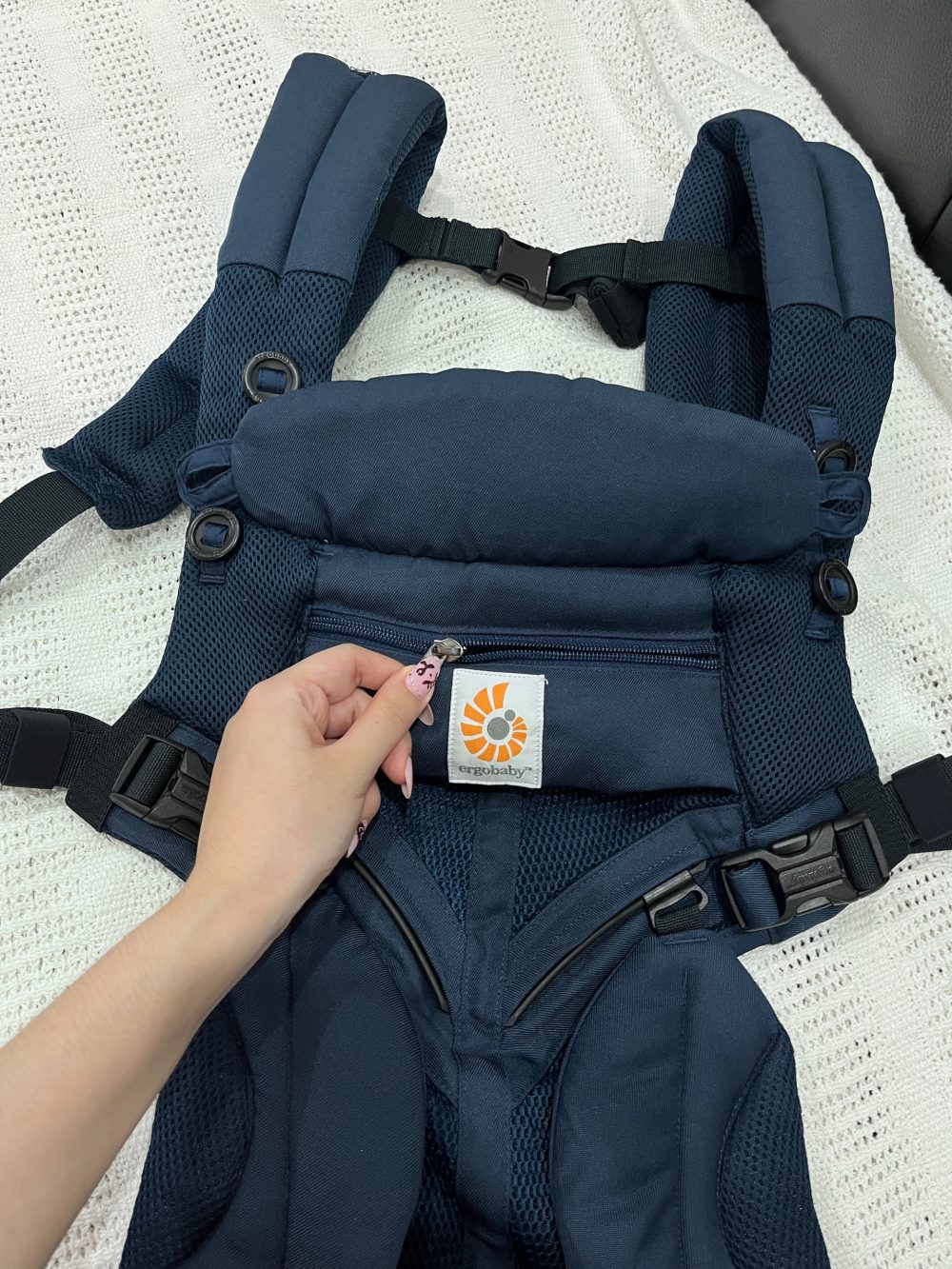 Địu Ergobaby Omni 360 Cool Air màu xanh (0→4y ~ 3,2→20,4kg) - Ảnh 15