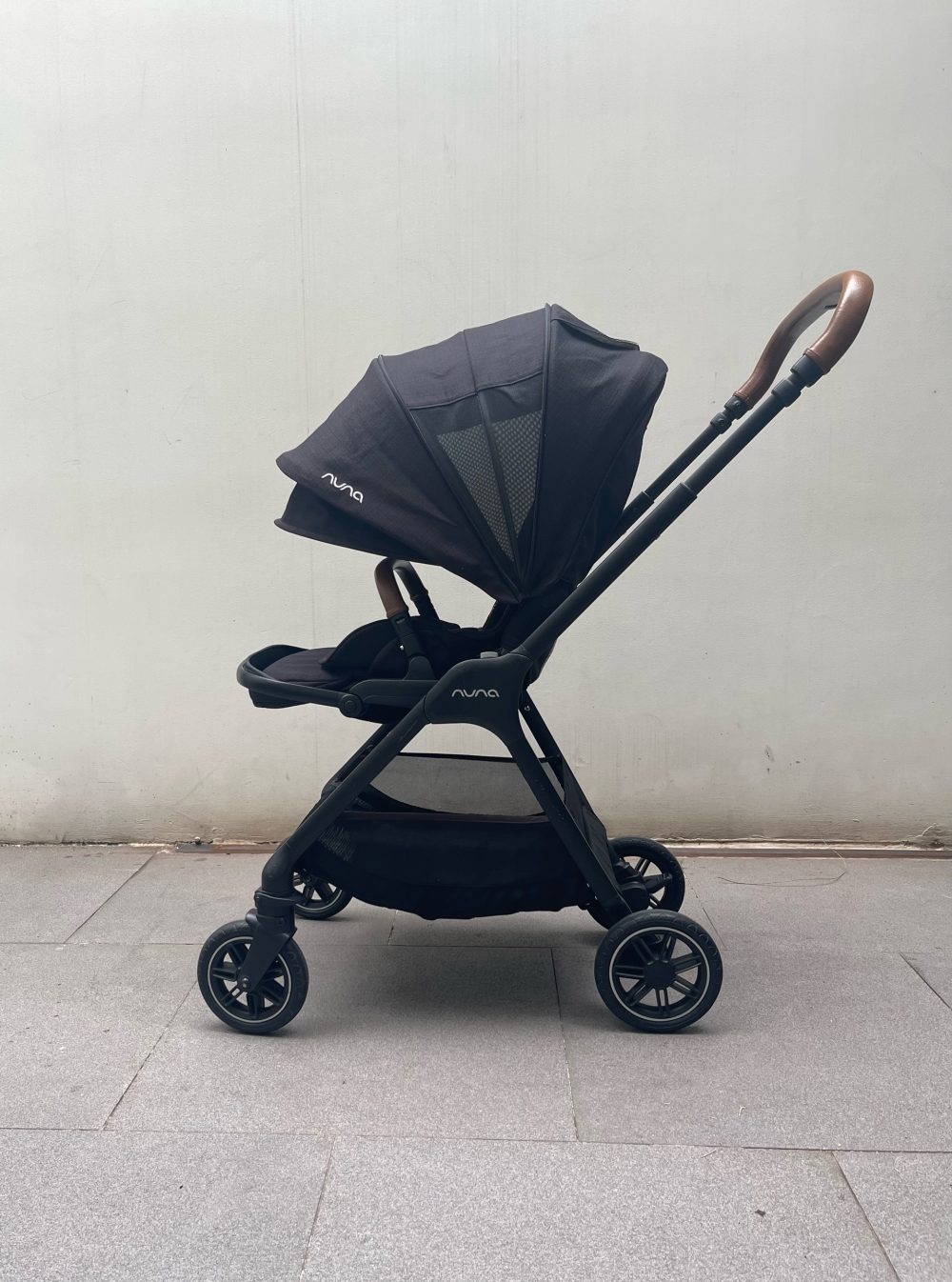 Xe đẩy Nuna Triv màu đen khung đen ( sơ sinh-22kg~4y) - Ảnh 3