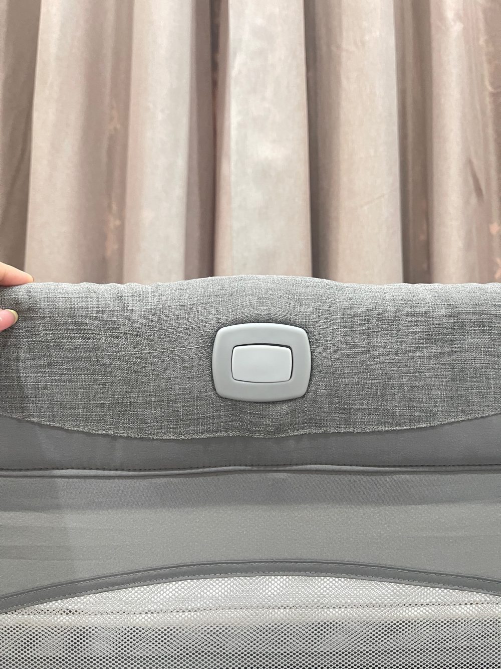Giường cũi cho bé Joie Kubbie Sleep Foggy Gray (tối đa 9kg) - Ảnh 16