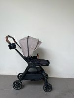 Xe đẩy Nuna triv màu xám be khung đen ( size: 0->22kg, full box) kèm cúp holder và adapter - Ảnh 8