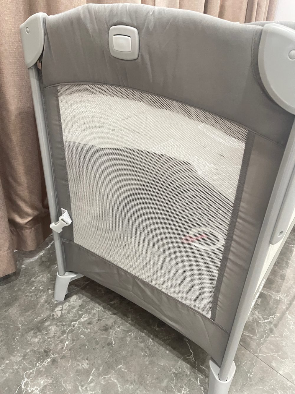 Giường cũi cho bé Joie Kubbie Sleep Foggy Gray (tối đa 9kg) - Ảnh 10