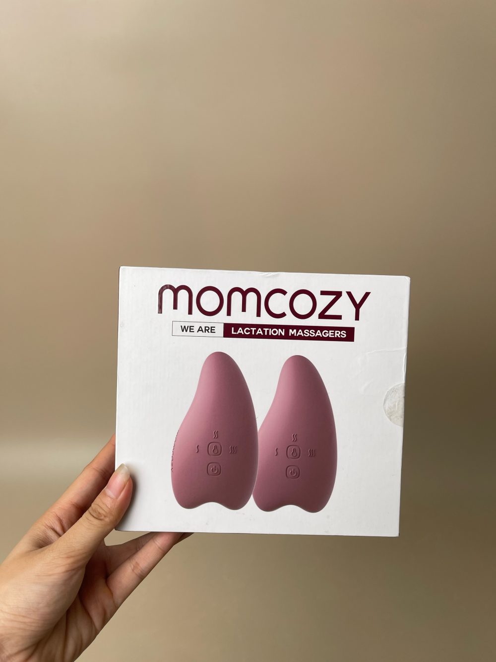 Bộ máy massage ngực Momcozy màu hoa hồng (Máy đôi, full box) - Ảnh 5