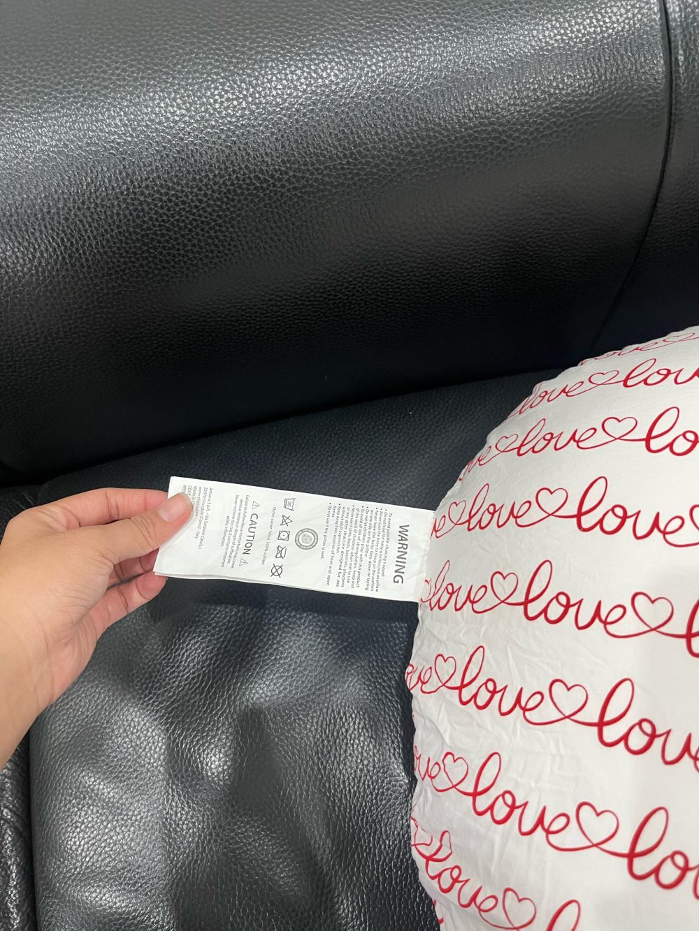 Gối cho bú Boppy Red Love Letters ( còn túi đựng) - Ảnh 14