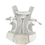 Địu cho bé Ergobaby Omni Breeze, Pearl Grey ( size: 3kg2->20kg~ 0->48m)