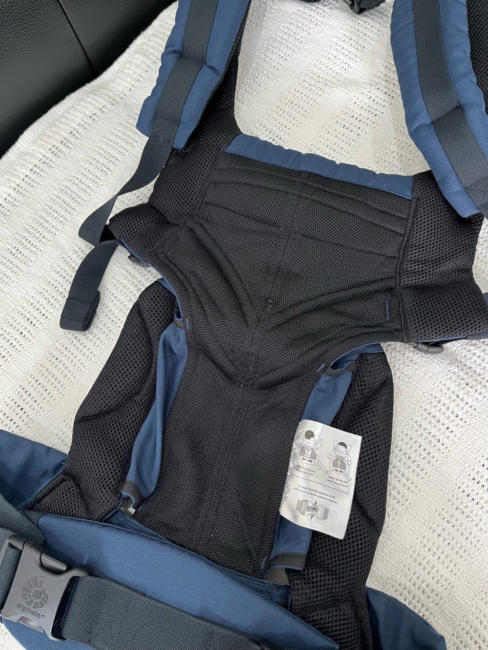 Địu Ergobaby Omni 360 Cool Air Mesh, Midnight Blue ( size: 3kg2->20kg~ 0->48m) - Ảnh 11