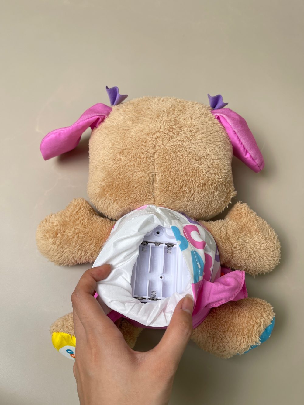 Cún bông biết nói Fisher Price của Mỹ màu hồng - Ảnh 8