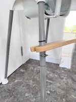 Ghế ăn dặm cho bé BabyHop màu trắng kèm thanh gác chân (6→36m) - Ảnh 9