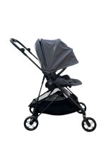 Xe đẩy Cybex melio carbon 3 màu xám ( size: sơ sinh-> 15kg) kèm đệm sơ sinh