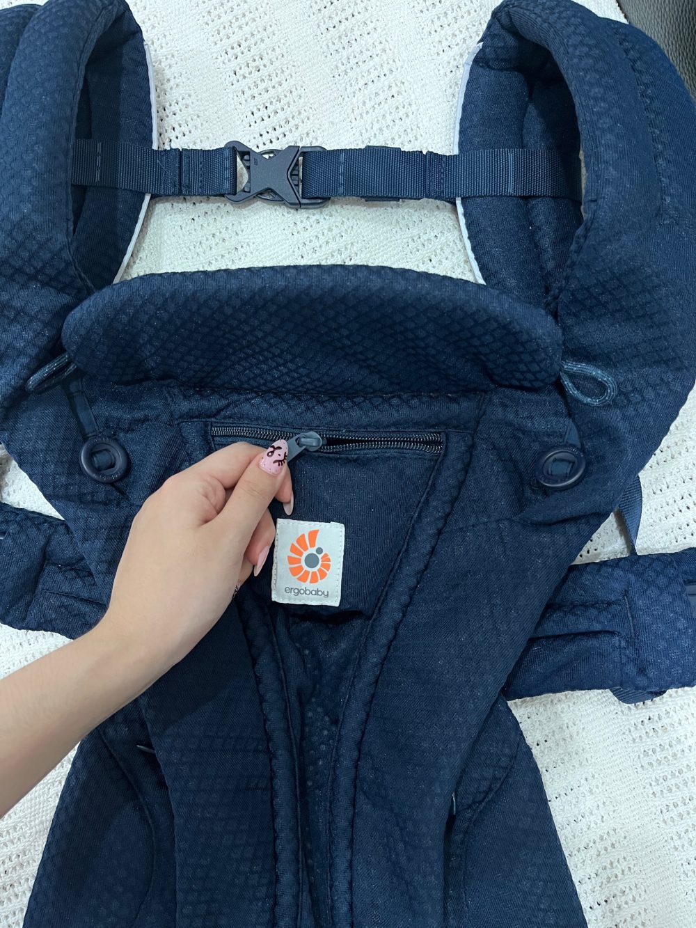 Địu bé Ergobaby Omni Deluxe, Midnight Blue ( size: 0->48m~ 3kg2->20kg4) full box - Ảnh 19