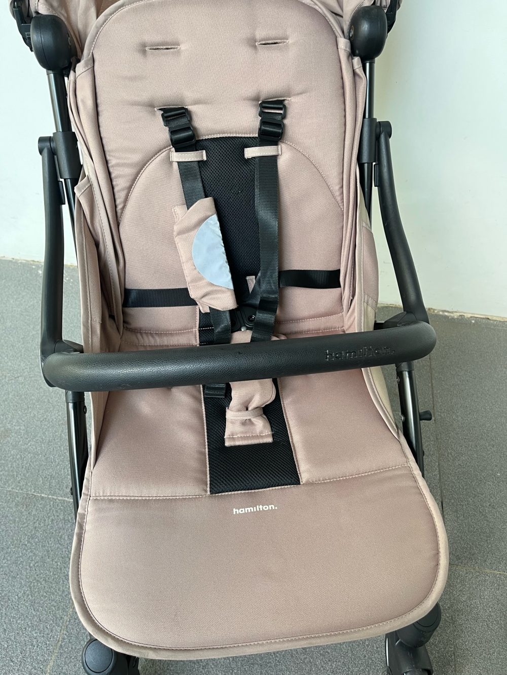 Xe đẩy gấp gọn Hamilton X1 plus màu nâu ánh hồng ( size: sơ sinh -> 20kg) - Ảnh 6