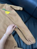 Sleepsuit hoạ tiết khủng long Minene màu nâu (size 12→18m) - Ảnh 6