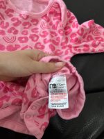 Set 3 bộ bodysuit Mothercare màu hồng, màu trắng (9m-12m) - Ảnh 2