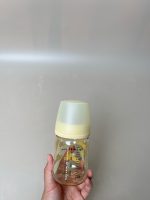 Set 2 bình sữa moyuum hoạ tiết mèo, trái tim 160ml ( size: 1/2) - Ảnh 5