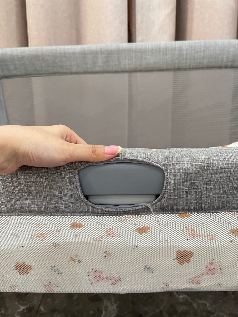 Nôi ngủ Joie Roomie Glide Foggy màu xám (tối đa 9kg) - Ảnh 10