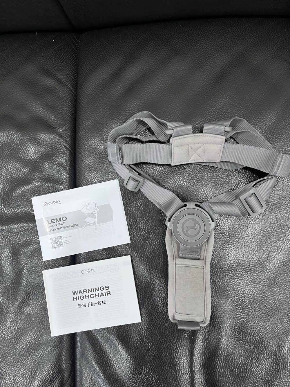 Ghế ăn dặm Cybex lemo 3in1 màu Suede Grey - BH 9/2/2029 - full box - Ảnh 13