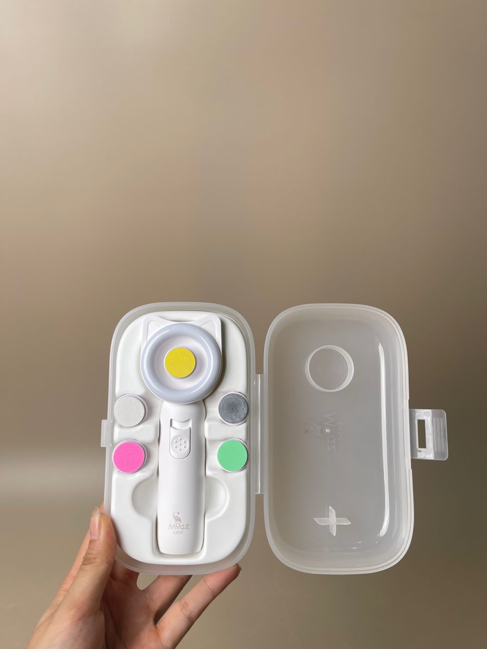 Bộ cắt dũa móng tay cho bé Moaz BéBé & combo 3 rơ lưỡi & bàn chải xỏ ngón - Ảnh 4
