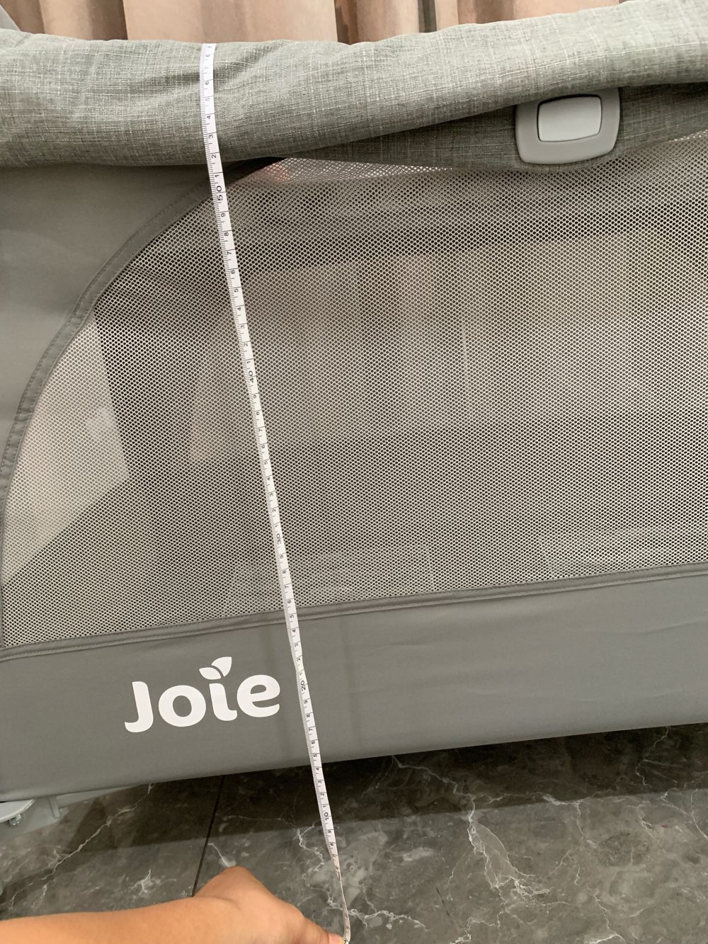 Giường cũi gấp gọn Joie Kubbie Sleep Foggy Gray - Ảnh 24