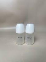 Set 2 bình sữa Moyuum thuỷ tinh bọc silicone 150ml màu trắng (không kèm núm ti) - Ảnh 2