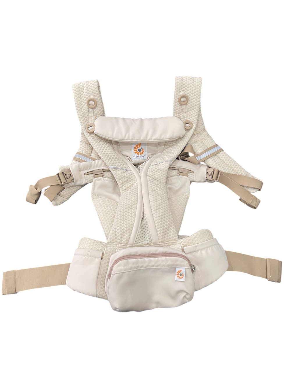 Địu Ergobaby Omni Breeze màu be (no box, size: 3kg2→20kg~ 0→48m) - Ảnh 1