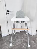 Ghế ăn dặm cho bé BabyHop màu trắng kèm thanh gác chân (6→36m) - Ảnh 12