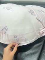 Gối chống trào ngược Dono&Dono vải cotton 4 mùa (hoạ tiết thỏ hồng)65x80 - Ảnh 11