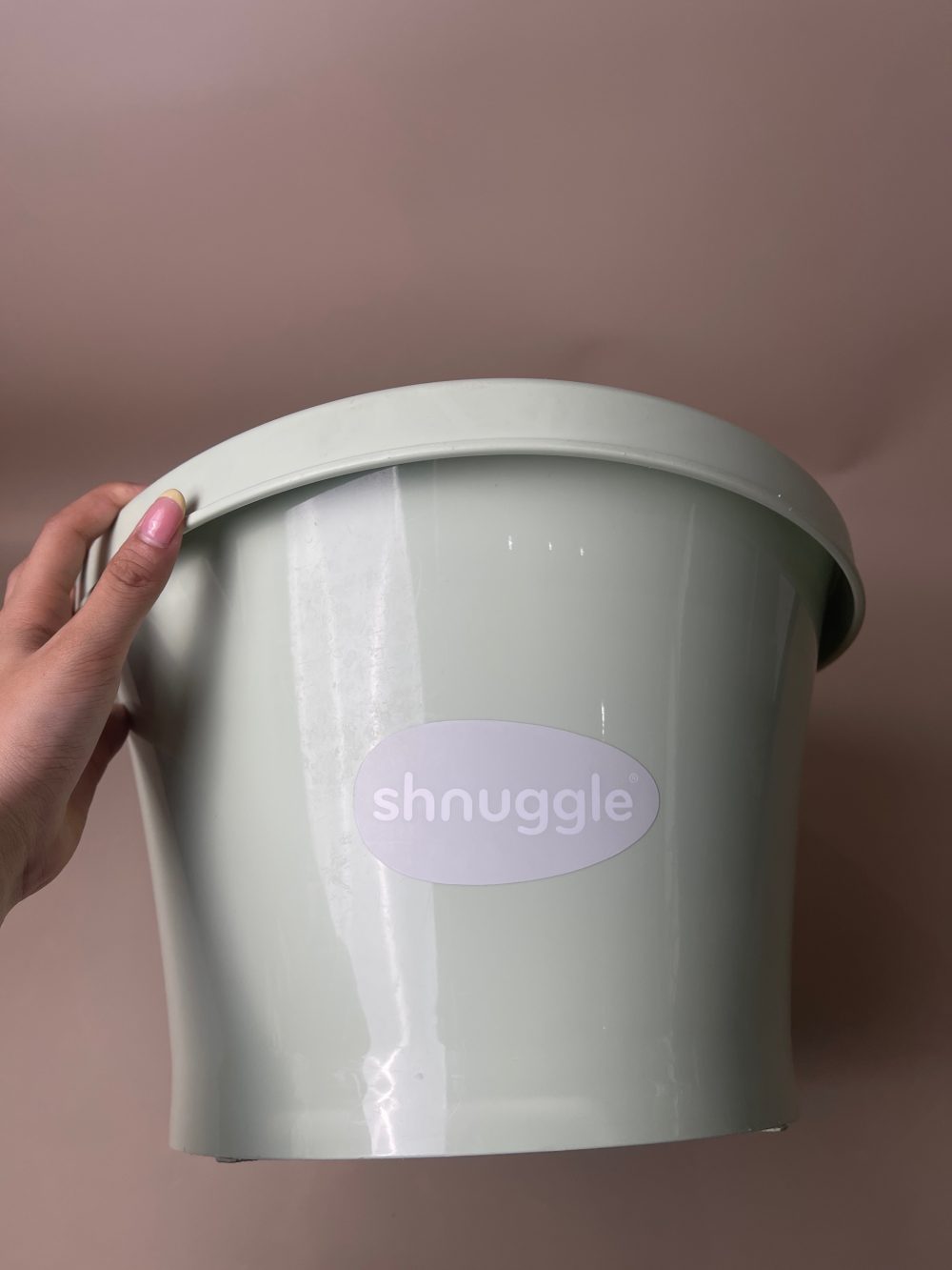 Chậu tắm Shnuggle cho bé màu xanh (size S: 0/12m) - Ảnh 7