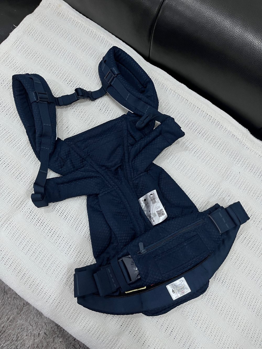 Địu bé Ergobaby Omni Deluxe, Midnight Blue ( size: 0->48m~ 3kg2->20kg4) full box - Ảnh 15