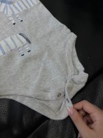 Set bodysuit, quần dài và mũ Mothercare màu xám (9→12m) - Ảnh 11