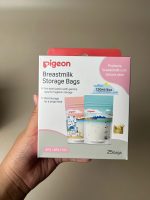 Set 2 hộp miếng thấm sữa Mother-K và túi trữ sữa Pigeon 120ml ( 25 miếng). - Ảnh 6
