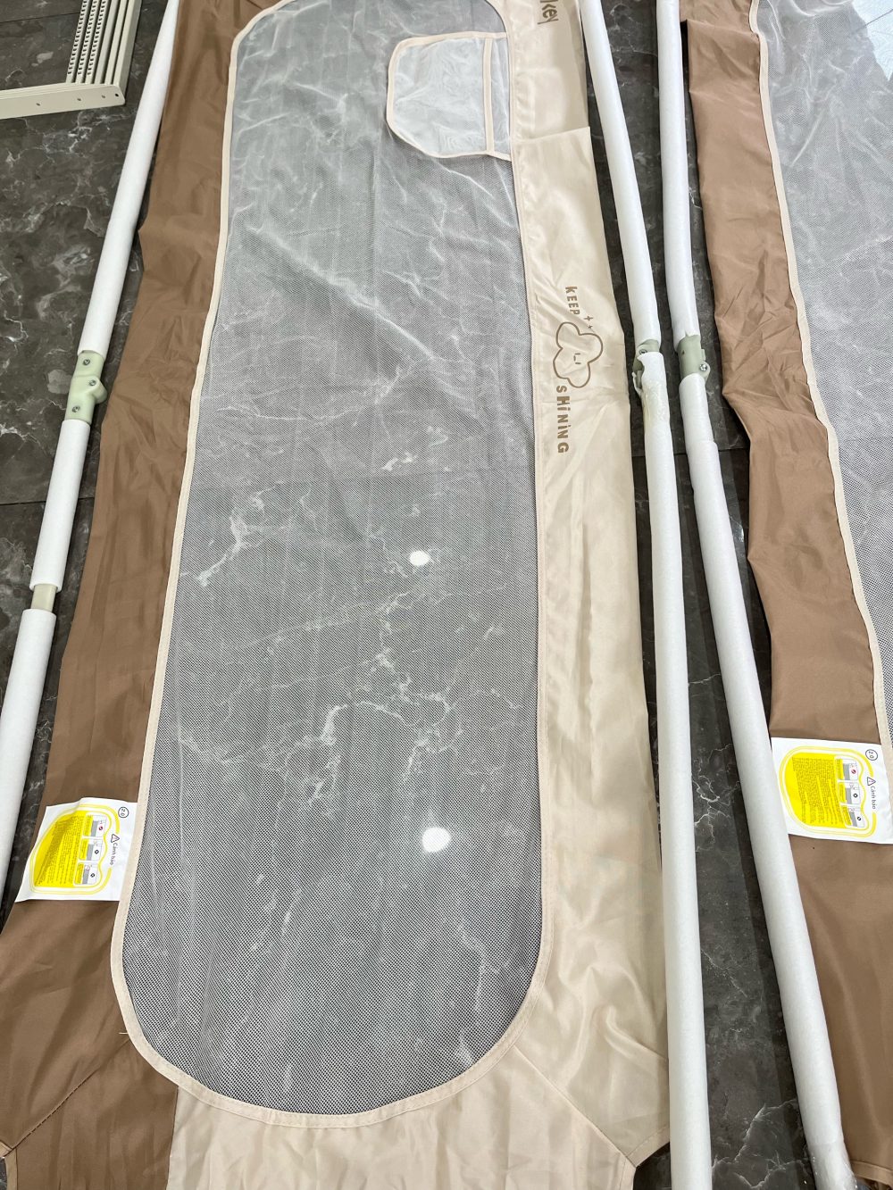 2 thanh chắn giường Pakey màu nâu be (KT: 2mx70cm) - Ảnh 8