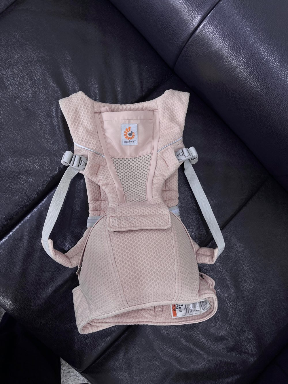 Địu Ergobaby Alta Hip Seat, Pink Quartz (4→48m, tối đa 20kg) - Ảnh 8